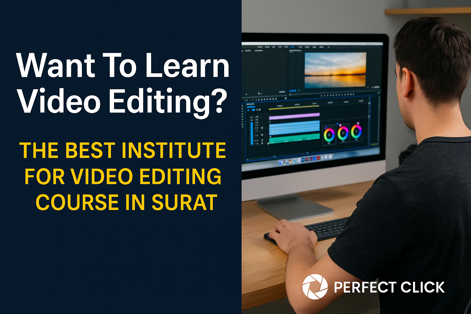 Want To Learn Video Editing? Join the Best Video Editing Institute in Surat – Perfect Click